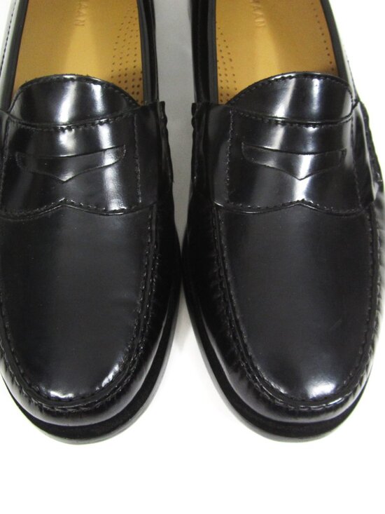 Cole Haan Men 12D 03503 New or Like New Pinch Penny Black Loafers Smooth Leather main image 4